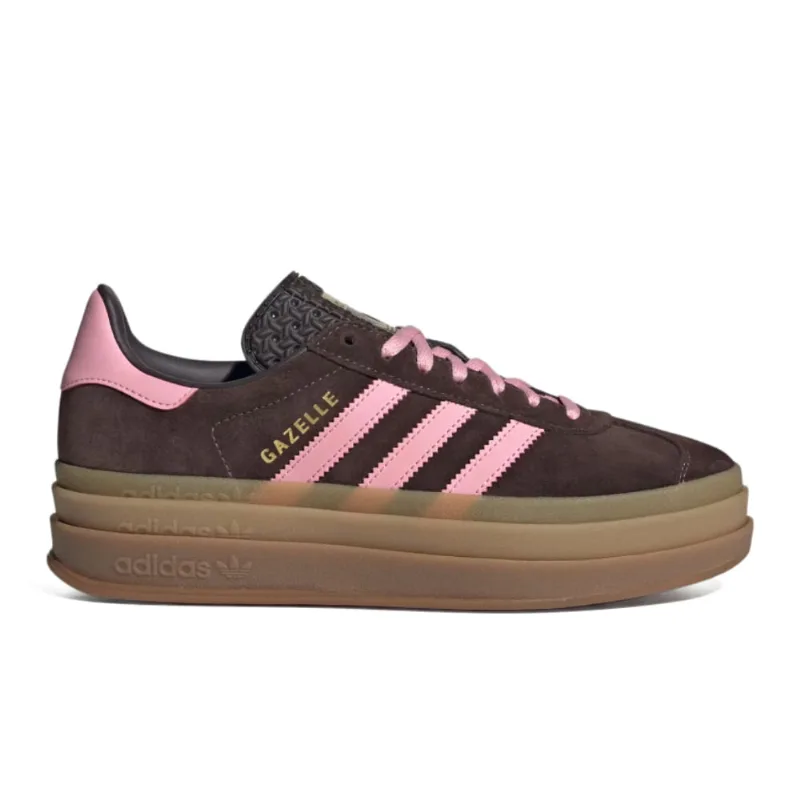 Tênis Adidas Originals Gazelle Bold Marrom/Rosa IH6786.36