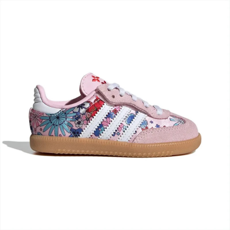 Tênis Adidas Samba Liberty London Kids Floral Rosa JQ2006.20