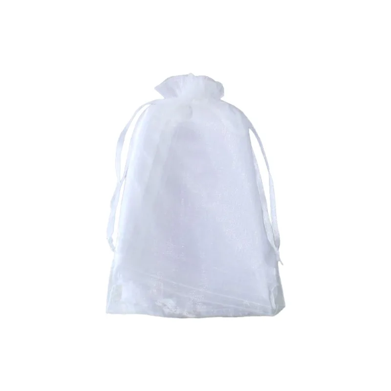 Saco De Organza 11X17cm Com 100 Peças 209 - Branco Z9