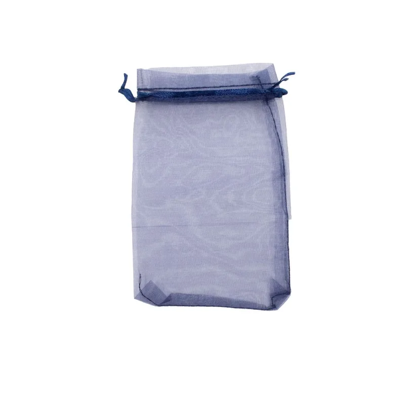 Saco De Organza 11X17cm Com 100 Peças 215 - Azul Jeans Claro