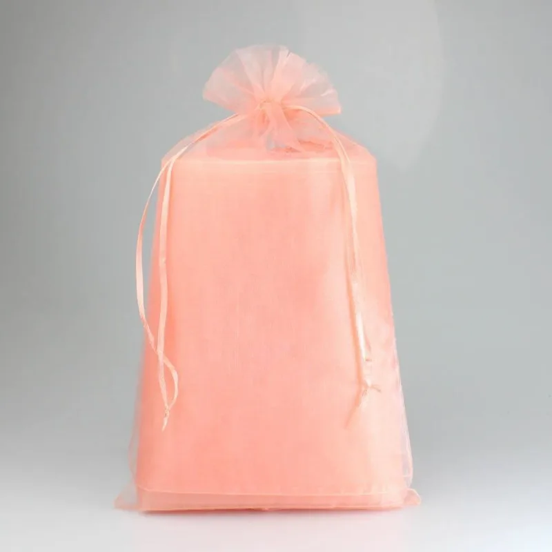 SACO DE ORGANZA 20X35CM COM 100 PEÇAS 242 - Rose