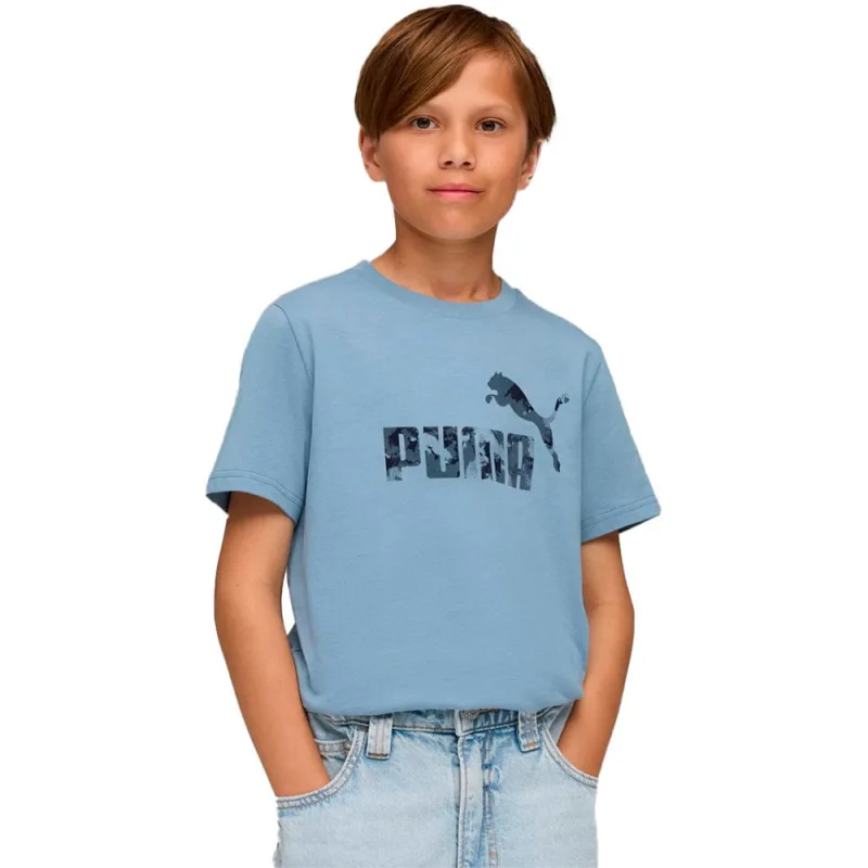 Camiseta Puma Camuflada Essentials Infantil Masculina - Puma
