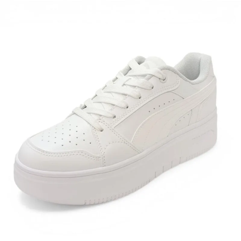 Tênis Puma Rebound Femme Low Bdp White Vapor Gray