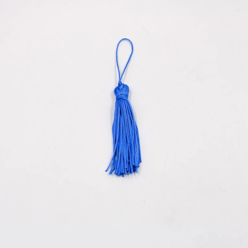 Pingente Pompom Tassel 70Mm Em Poliester Com 100 Peças 231 - Azul Marinho