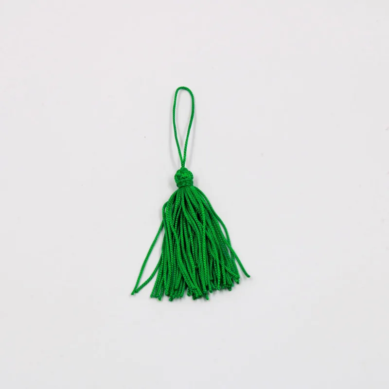 Pingente Pompom Tassel 70Mm Em Poliester Com 100 Peças 469 - Verde Bandeira