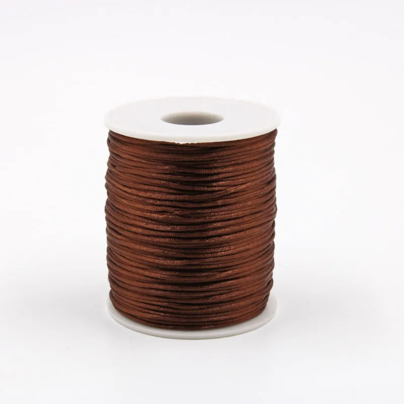 Carretel Fio De Cetim 01Mm Com 100 Metros 243 - Marrom