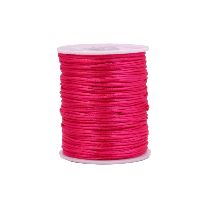 Carretel Fio De Cetim 01Mm Com 100 Metros 223 - Rosa Pink