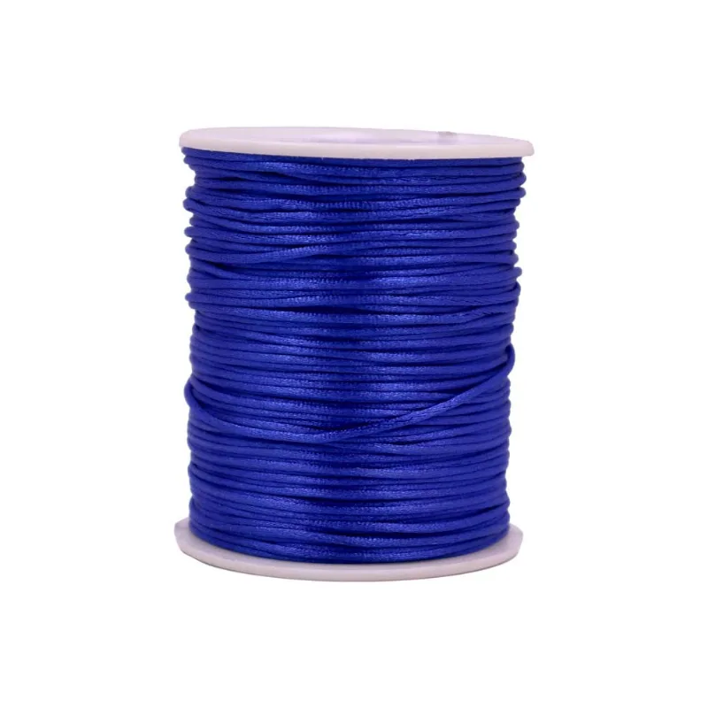 Carretel Fio De Cetim 01Mm Com 100 Metros 48Ce - Azul Turquesa 48