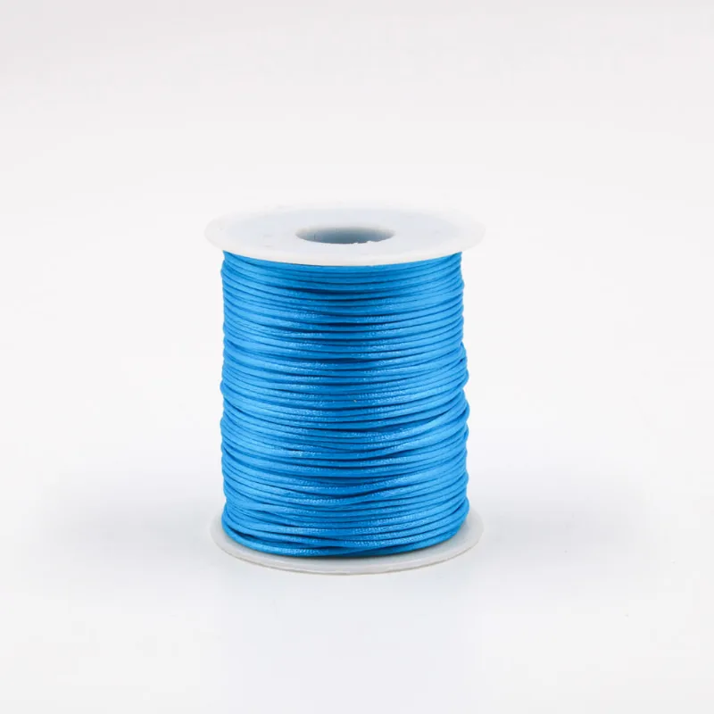 Carretel Fio De Cetim 01Mm Com 100 Metros 215 - Azul Jeans Claro