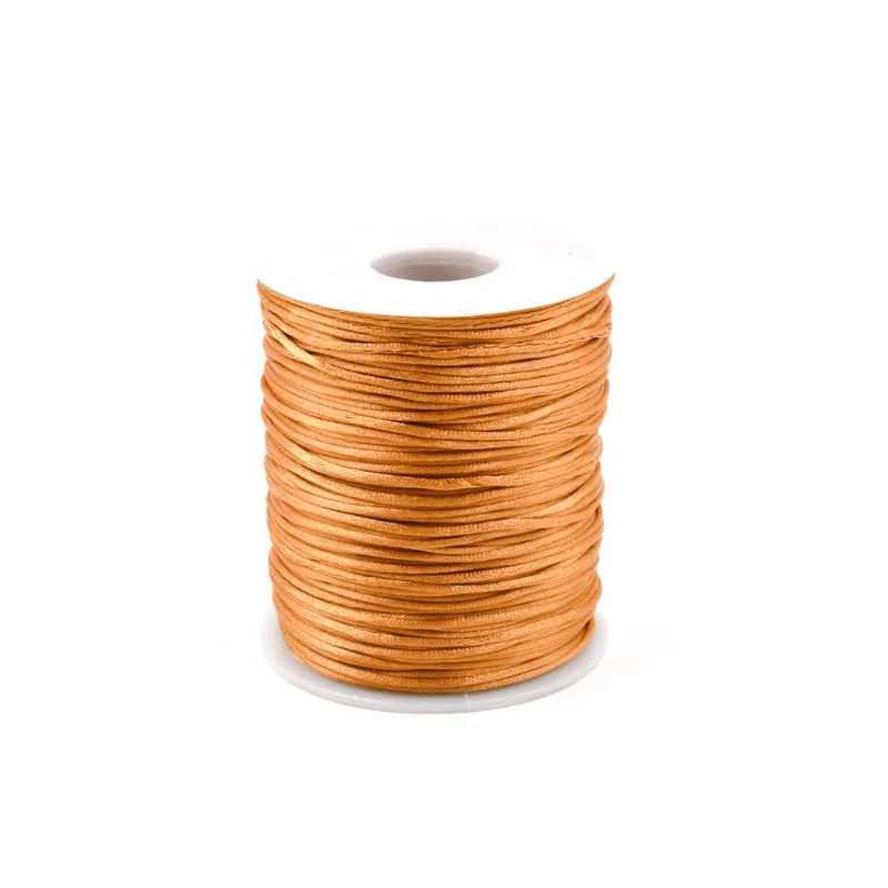 Carretel Fio De Cetim 01Mm Com 100 Metros 72Ce - Ouro 72