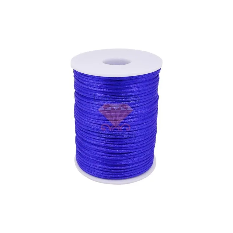 CARRETEL FIO DE CETIM 1.5MM 100MT Po1546 - Azul Bic