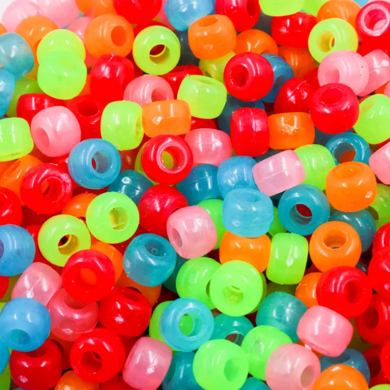 TERERE TRANSLUCIDO 6X8MM EM PLASTICO COM 500GR 528 - Colorido Neon