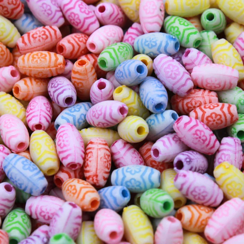 ENTREMEIO OVAL INFANTIL 06X10MM EM PLASTICO COM 500GR 103 - Colorido