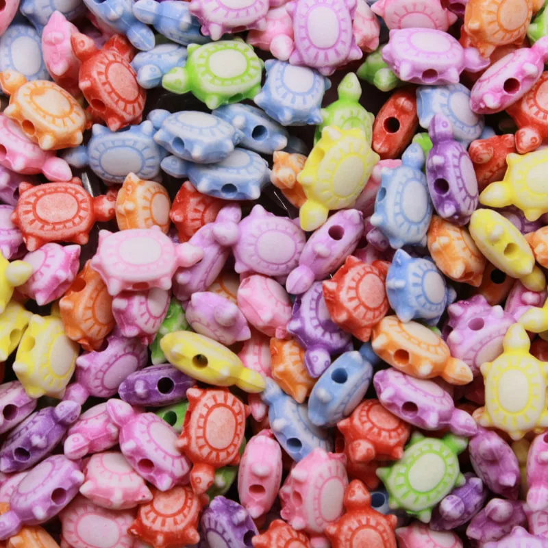 ENTREMEIO TARTARUGA INFANTIL 07X12MM EM PLASTICO COM 500GR 103 - Colorido