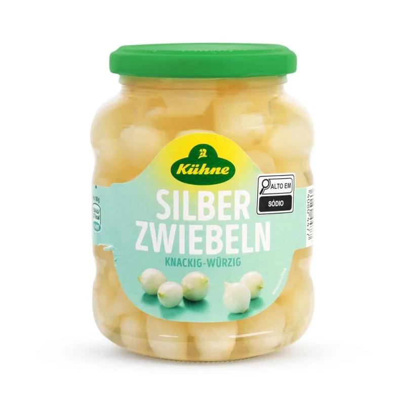 Mini Cebolas em Conserva Alemãs Kuhne Vidro 190g - Kuhne