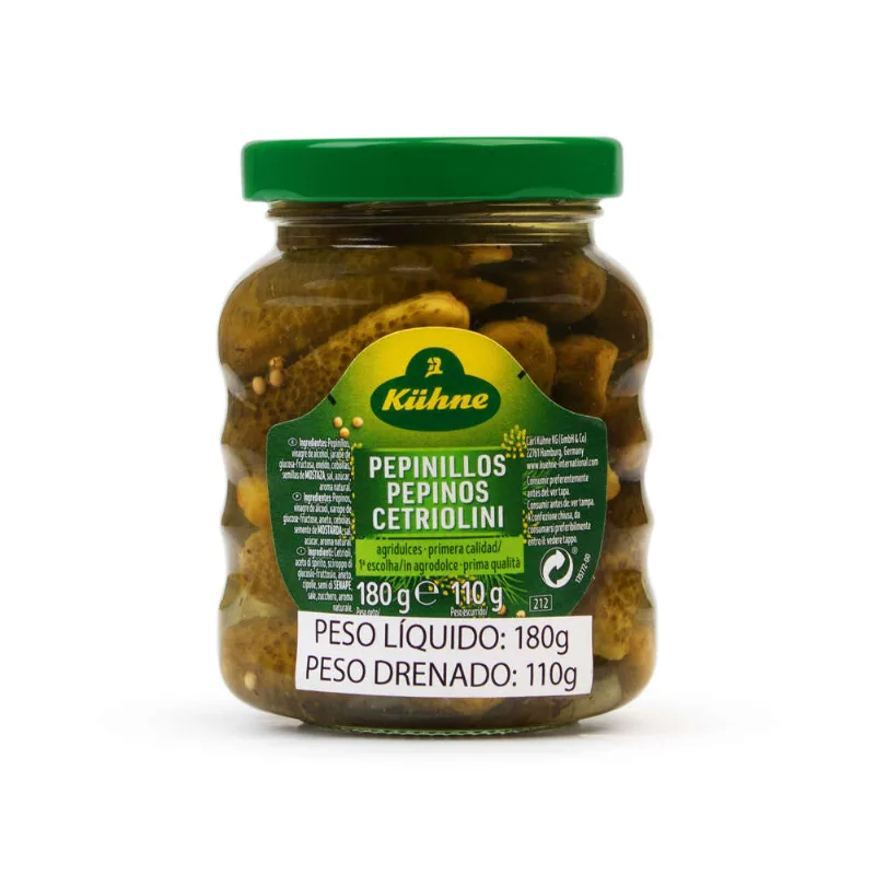 Mini Pepino Alemão Kuhne 110g