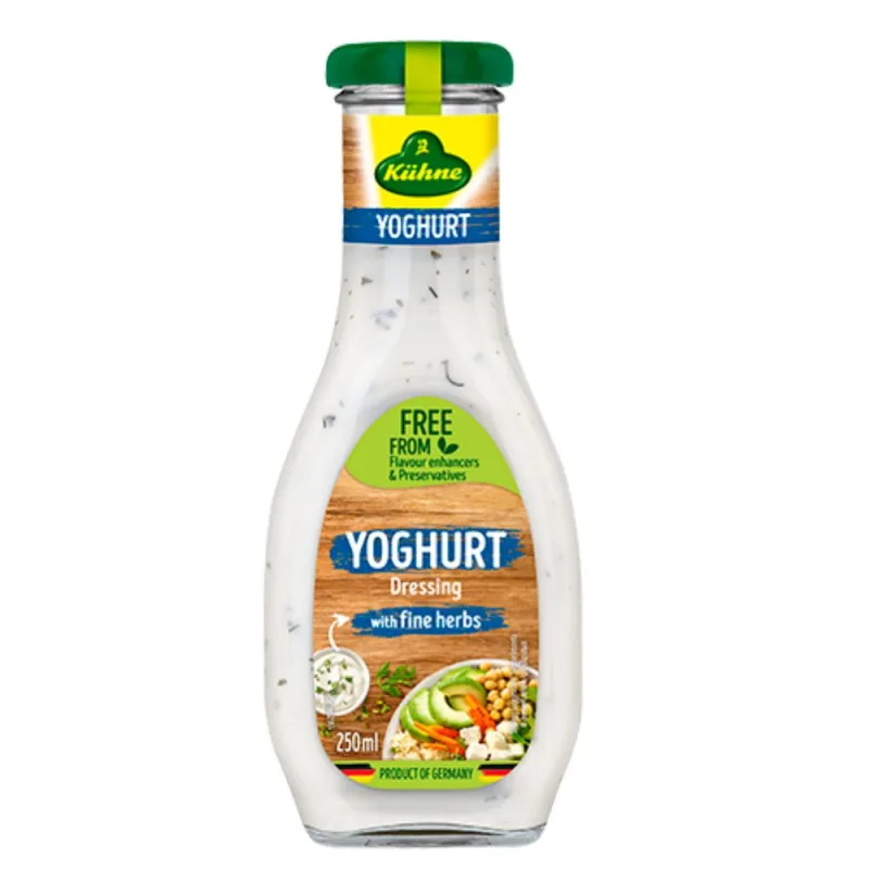 Molho para Salada de Iogurte Alemão com Ervas Finas Kühne 250ml - Kühne