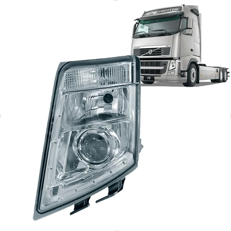 Farol para Volvo FH FM 2009 até 2015 LED DRL Hella Esquerdo
