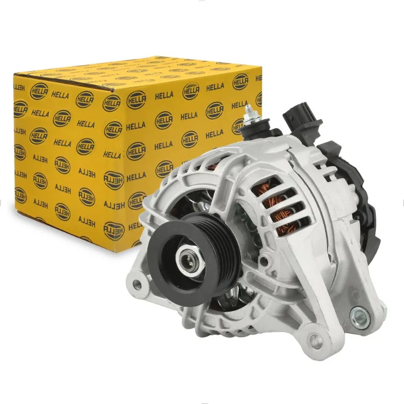 Alternador Corolla Fielder 1.6 1.8 2002 até 2008 Polia 6PK Hella