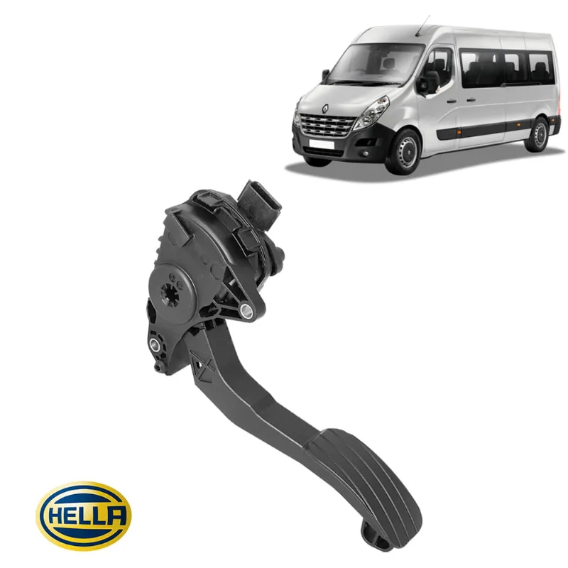 Pedal do Acelerador Eletrônico Master 13/18 Com Sensor de Posição Hella