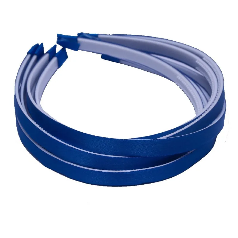 Tiara Com Dente 08Mm Em Cetim Com 12 Unidades 047Tc - Azul Bic 047