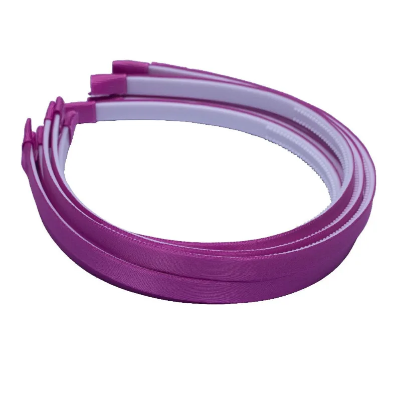 Tiara Com Dente 08Mm Em Cetim Com 12 Unidades 059Tc - Pink Escuro