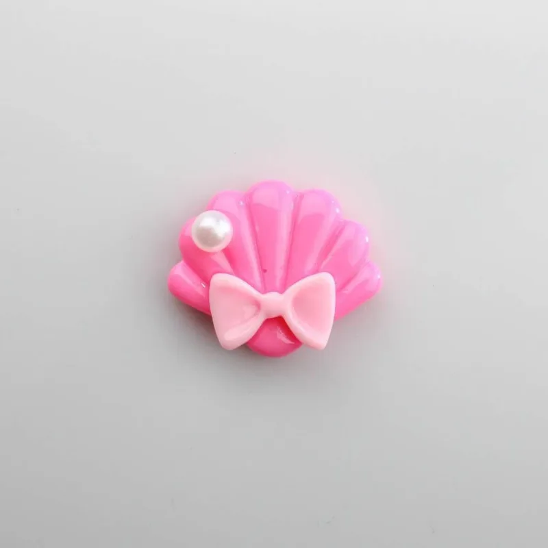 Concha 25X30mm Em Resina Com 50 Peças 206Z - Rosa Forte
