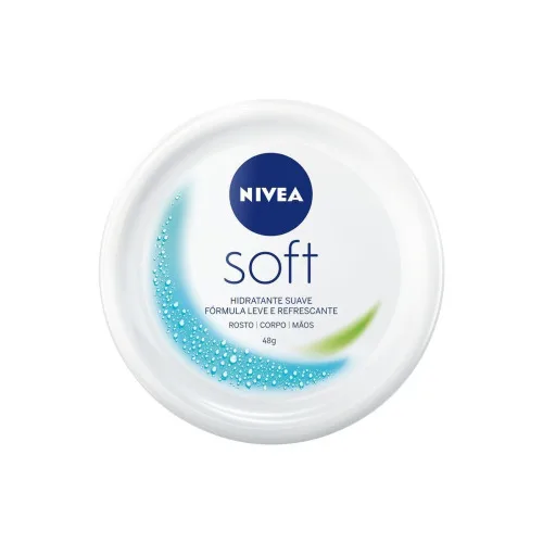 Hidratante Suave Rosto, Corpo E Mãos Nivea Soft Pote 49g - NIVEA