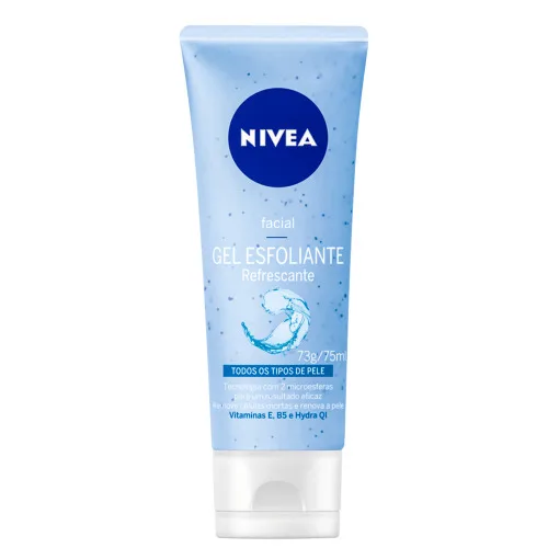 Gel Esfoliante Facial Nivea Bisnaga 75ml - NIVEA
