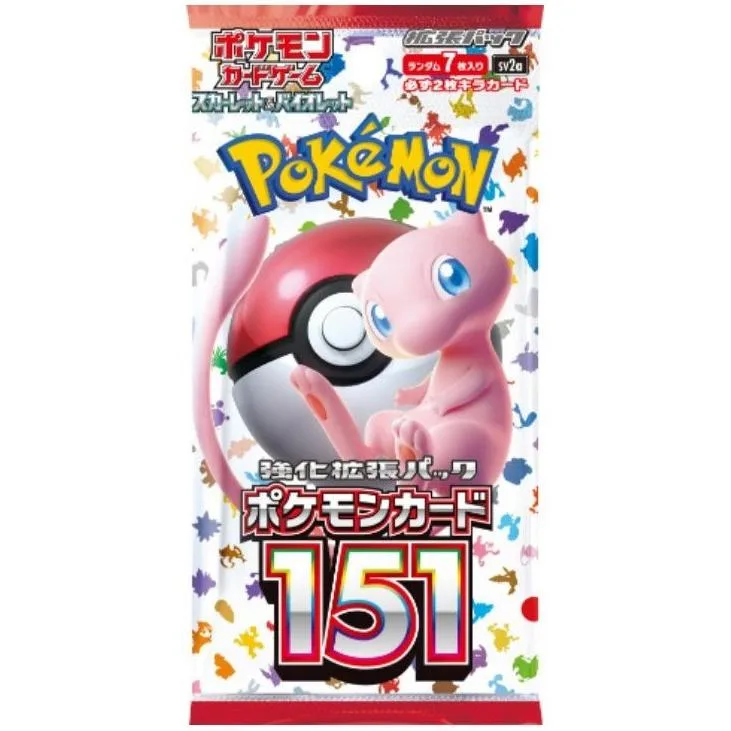 Pokémon - Scarlet And Violet 151 Booster - Japonês - LC