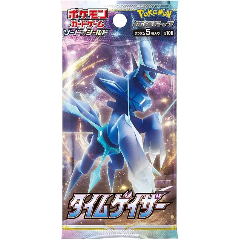 (1 Pacote) Pokemon Card Game Japonês Time Gazer S10D Booster Pack (5 Cartas Fechadas) - Não Disponível