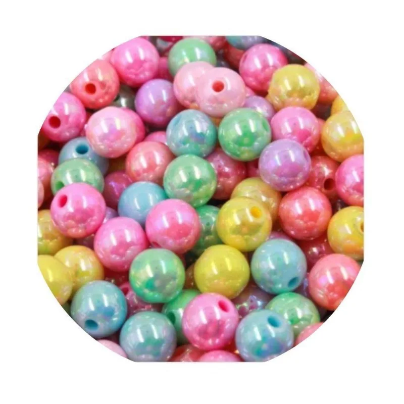 Perola Irisada 8mm Candy Colors Com 50g