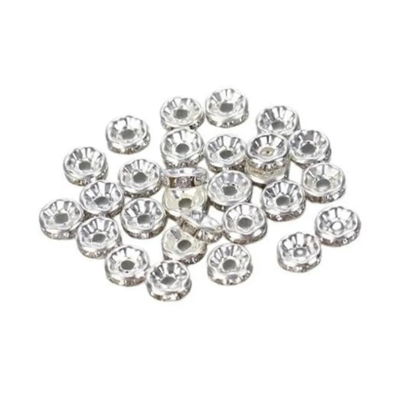 Rondela Rondelle De Strass Níquel 6mm Com 2000 Unidades