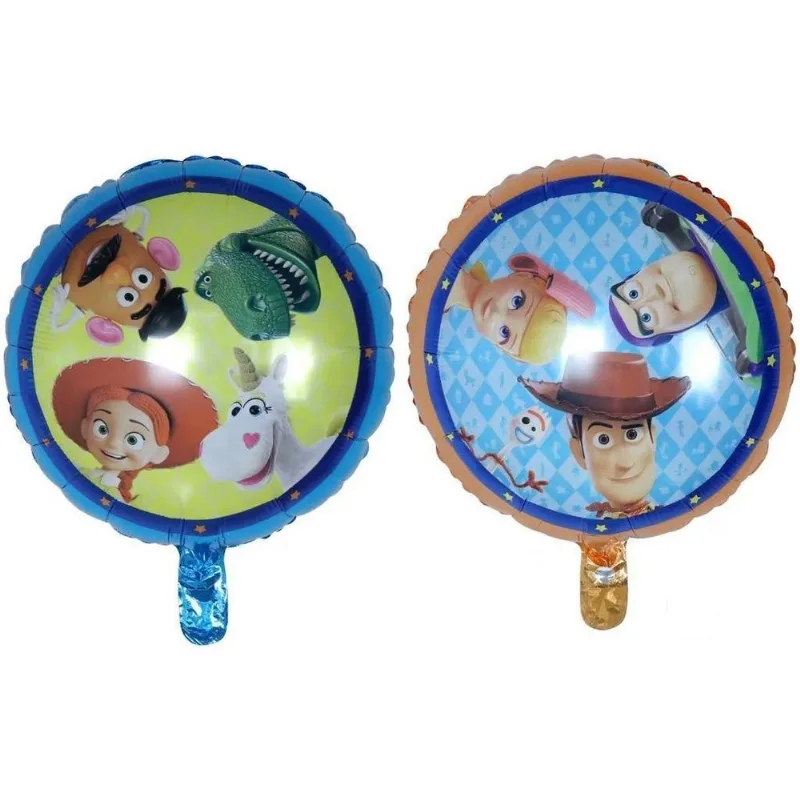 Kit Balão Metalizado Toy Story Woody Buzz 45cm 3 Unidades