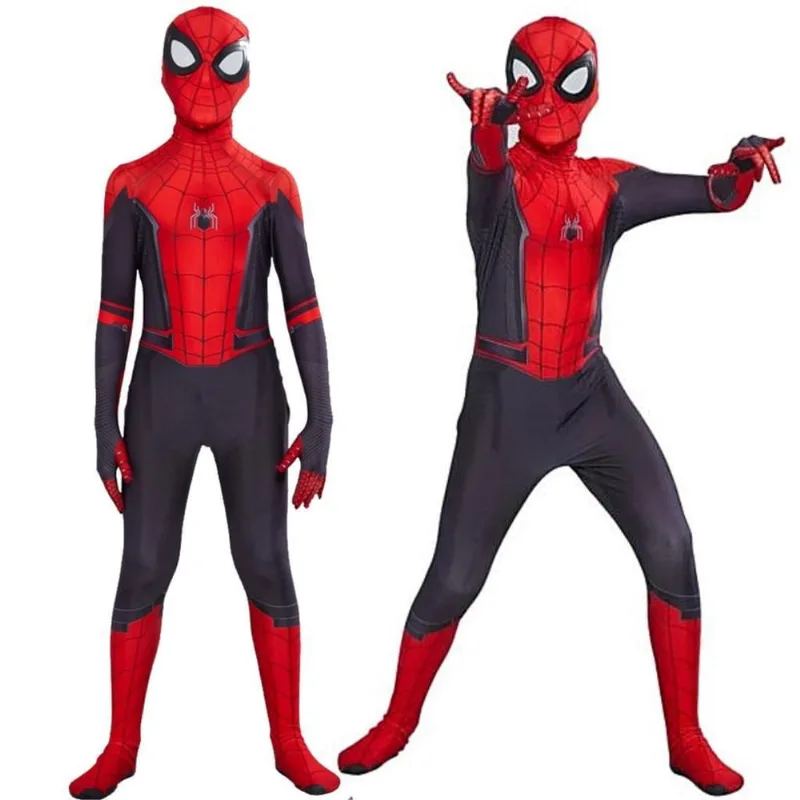 Fantasia Infantil Cosplay Homem Aranha 100Cm Veste 2 A 3