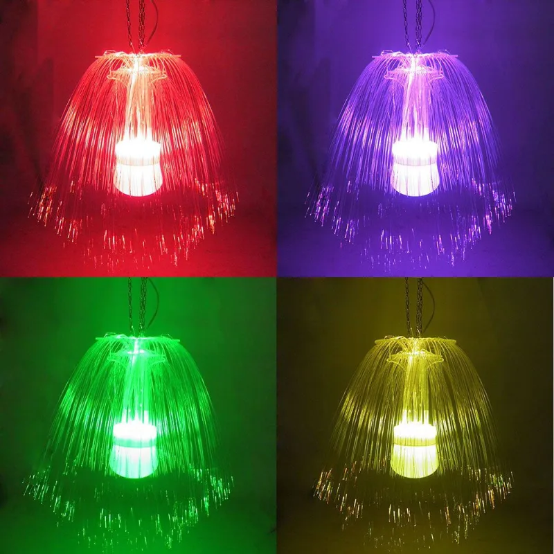 Pisca Pisca Fibra Otica Led Agua Viva rgb Natal Natalino Festa Bivolt