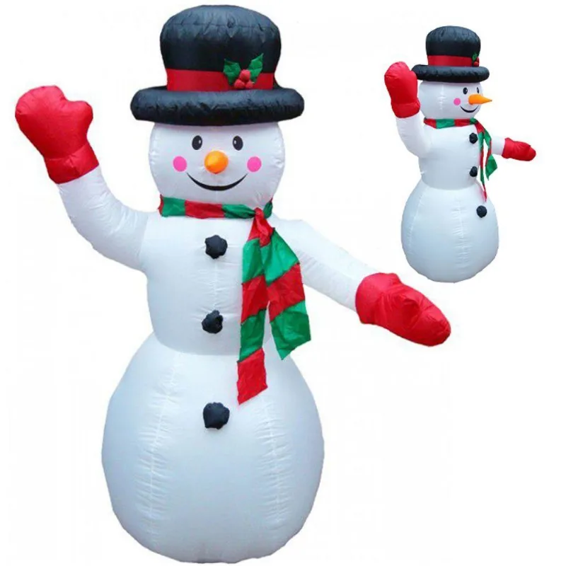 Boneco De Neve Natal Natalino 1 Metros E 80 Cm Inflavel Decoracao