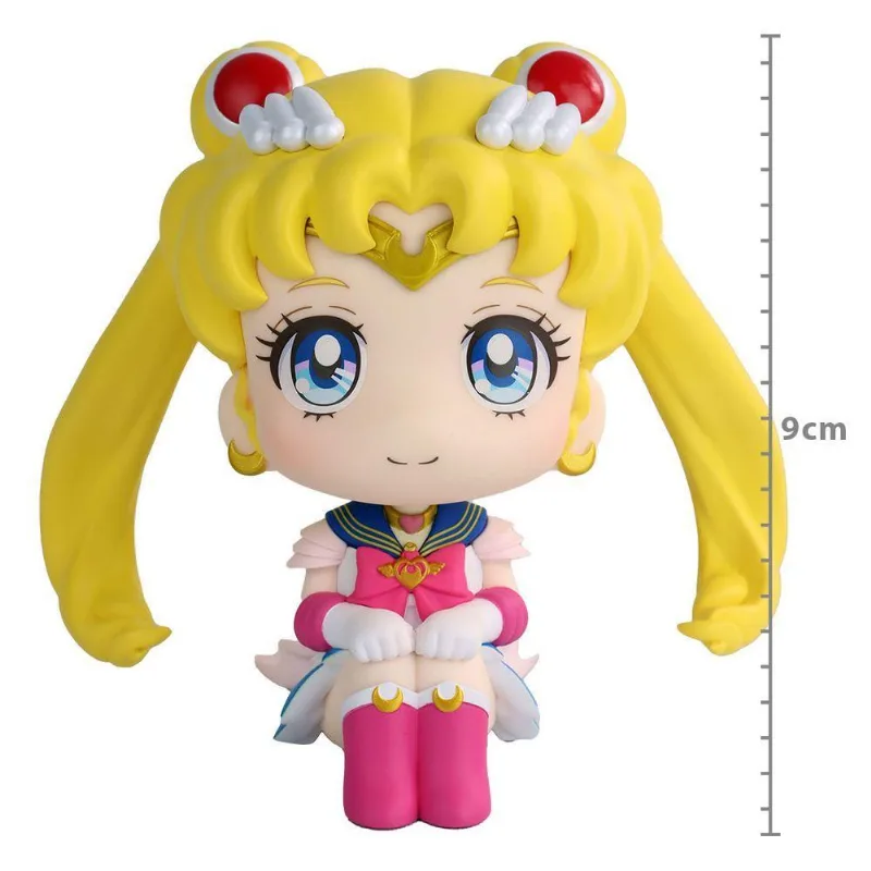 Figure De Coleção Super Sailor Moon Lookup Com Pescoço Articulado 9 Cm Megahouse