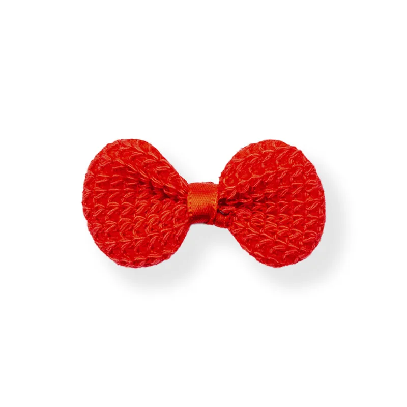Laço De Tecido 25X30mm Com 200 Peças 201 - Vermelho