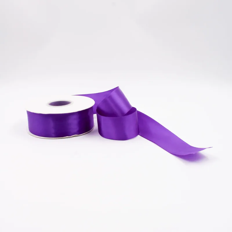 FITA DE CETIM LISA 38MM COM 45 METROS 170G - Roxo Escuro