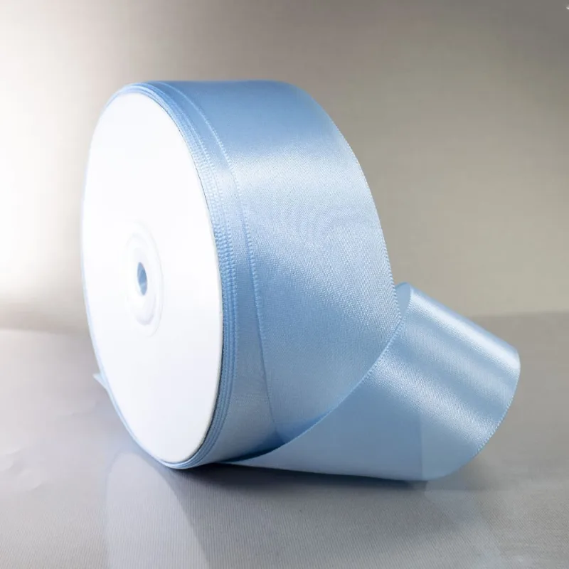FITA DE CETIM LISA 38MM COM 45 METROS 219 - Azul Bebe