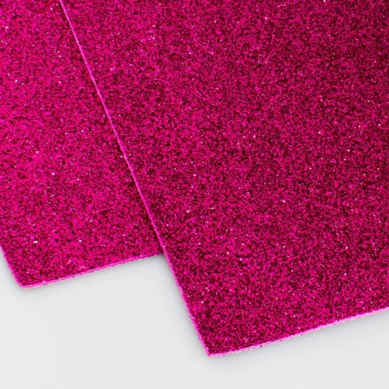 FOLHA COM GLITTER 60X40CM EM EVA UNIDADE 230 - Pink