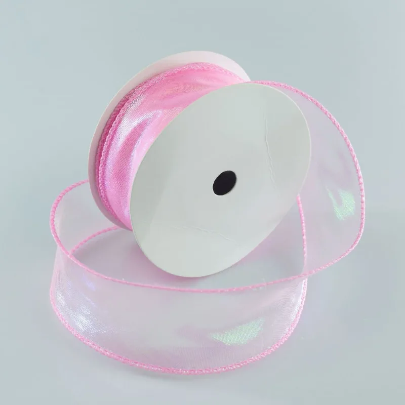Fita Translucida 38Mm Em Poliester Com 9 Metros 337 - Rosa