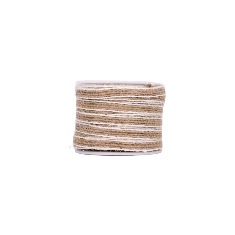 Fita Decorativa De Juta 06Mm C0m 20 Metros 229F - Bege