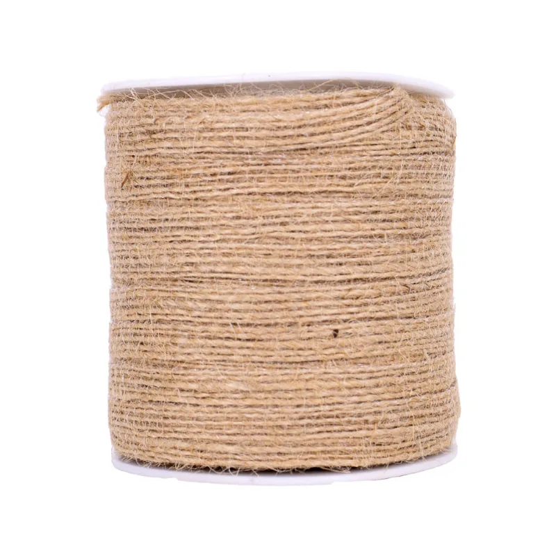 Fita Decorativa De Juta 06Mm C0m 50 Metros 229F - Bege