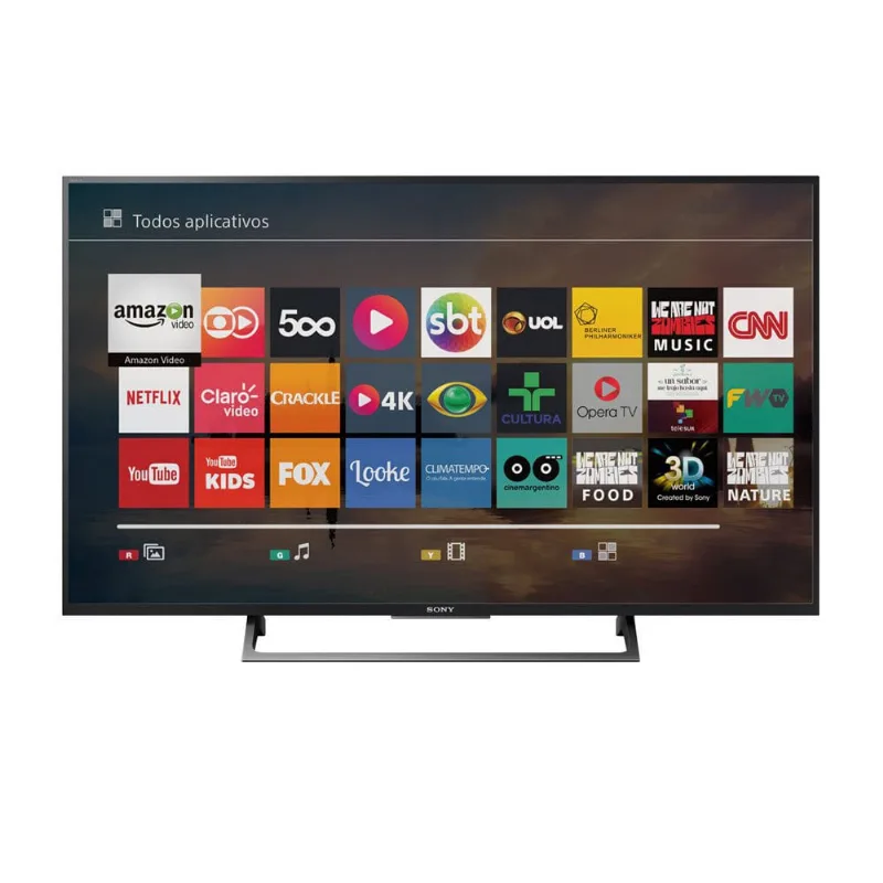 Smart TV Led 55 Sony 4K 3 hdmi 3 USB com Conversor Digital Integrado KD-55X705E