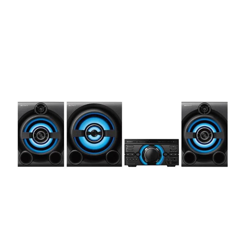 Mini System Sony 2150W RMS CD-R, DVD-R, VCD MHC-M80D Bivolt Preto