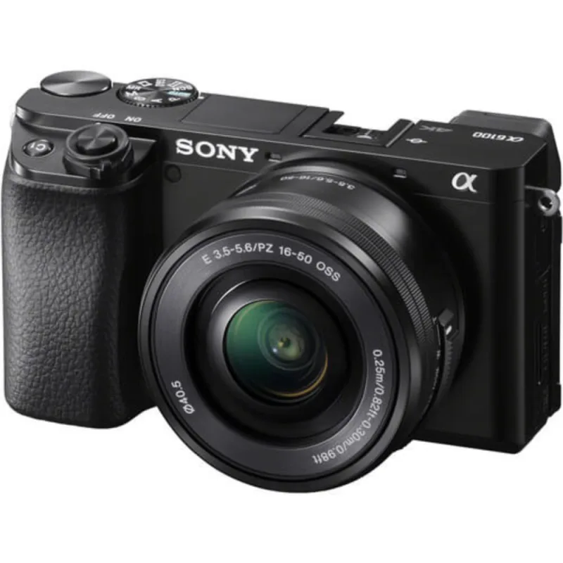 Câmera Sony a6100 Mirrorless 4K com Lente 16-50mm (ILCE6100L/B) - Sony