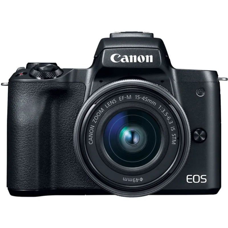 Kit Camera Canon Eos M50 24.1 Megapixels Com Lente Ef-m15-45 Is Stm