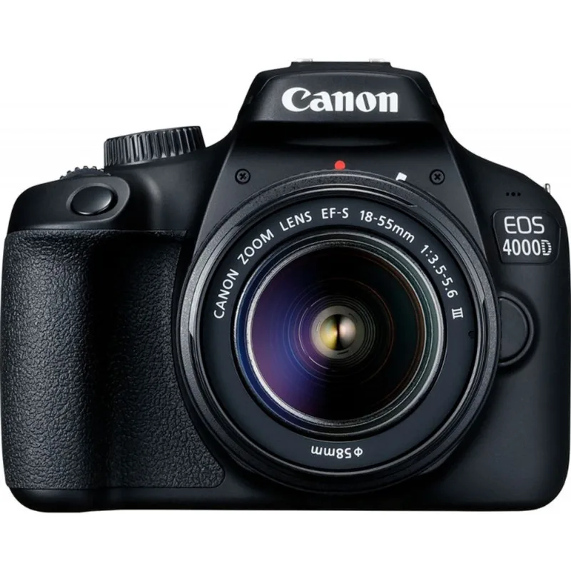 Kit Camera Canon Eos 4000d 18.0 Megapixels Com Lente Ef-s 18-55 Iii